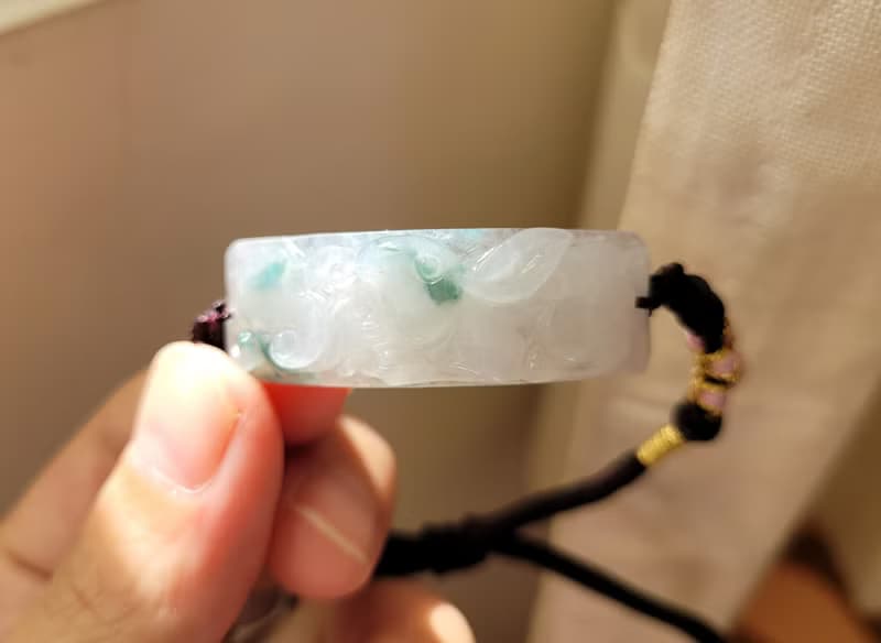 【親翠】天然翡翠 冰飄花立體美兔兔手牌調節式16cm手環 生肖 兔