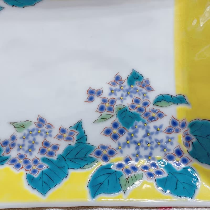 九谷燒5.7四季之花方盤】5款