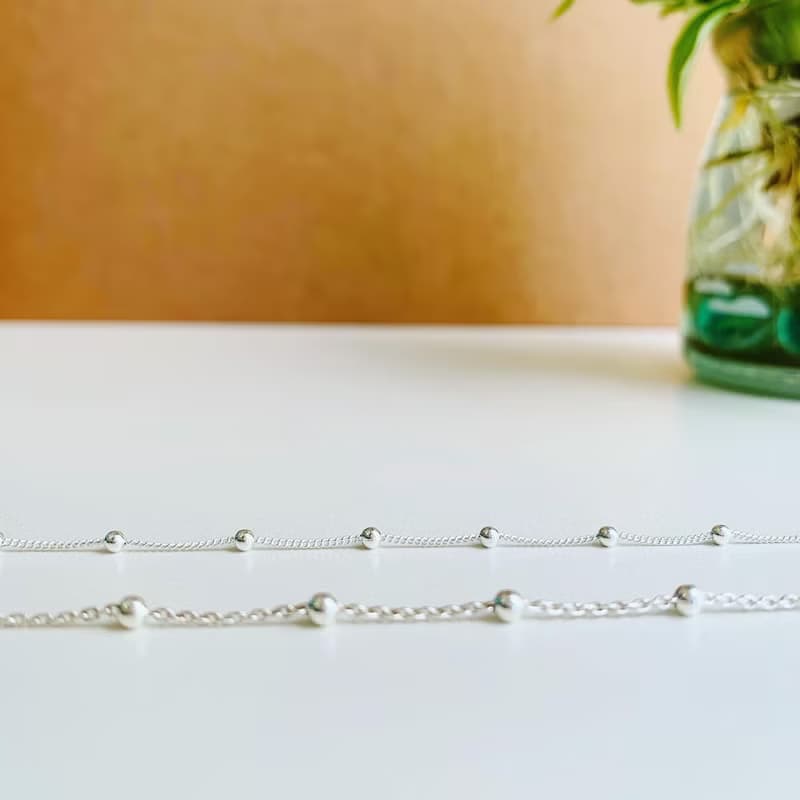 925純銀 / 可愛百搭 • 大銀珠手鍊