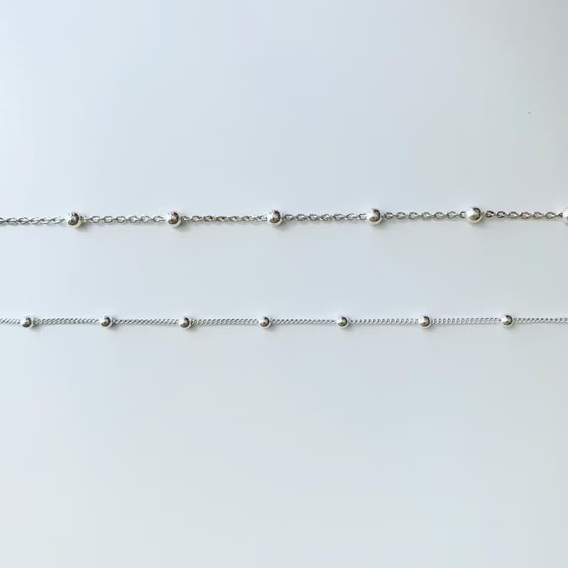 925純銀 / 可愛百搭 • 大銀珠手鍊