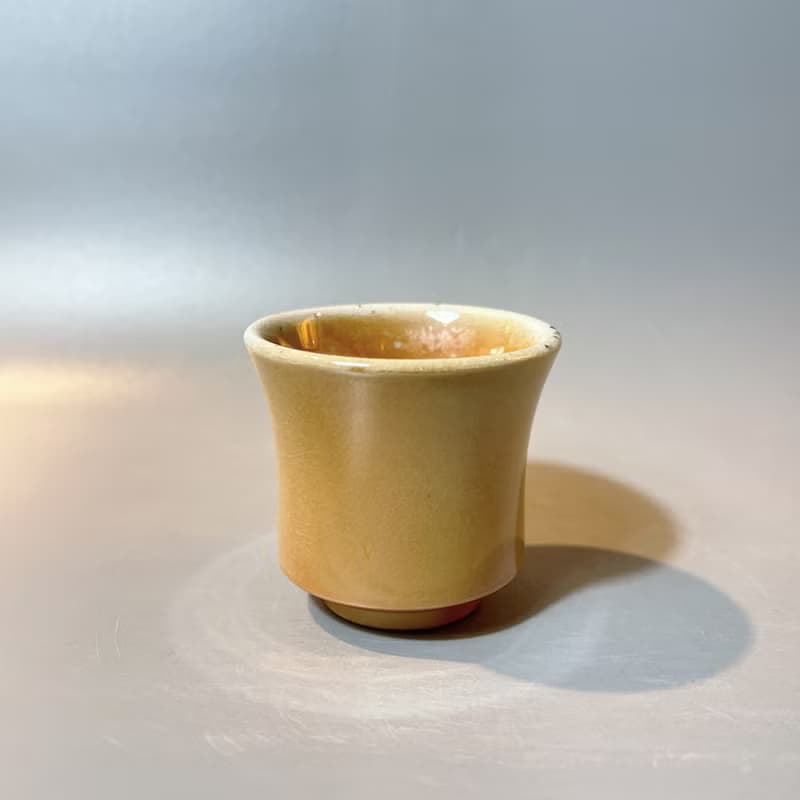 柴燒純瓷黃金杯  / 小平凡手作