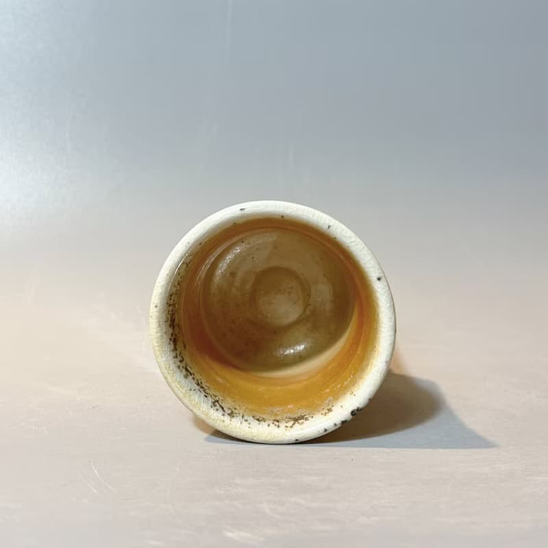 柴燒純瓷黃金杯  / 小平凡手作