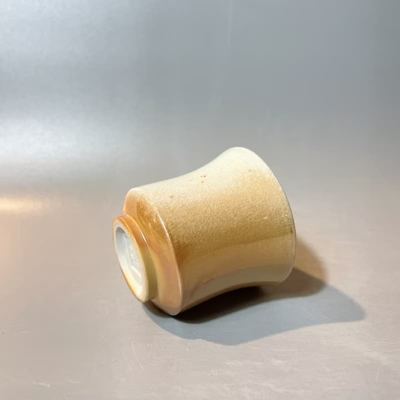 柴燒純瓷黃金杯  / 小平凡手作