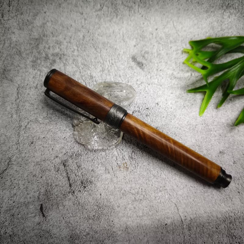 肖楠木 原木 手工筆 鋼筆 轉轉魚款