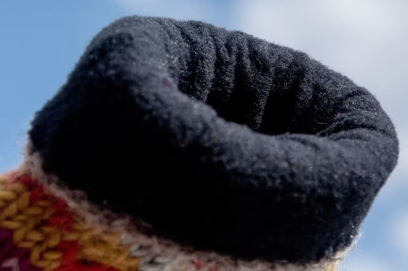 手織羊毛針織手套 針織純羊毛保暖手套 全指手套-北歐風費爾島風