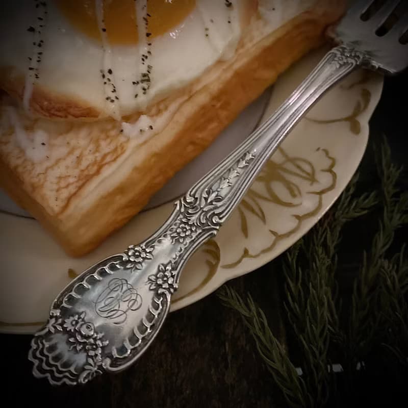 頂級銀器美國Tiffany純銀1892年製Richelieu樣式百年訂製款餐叉