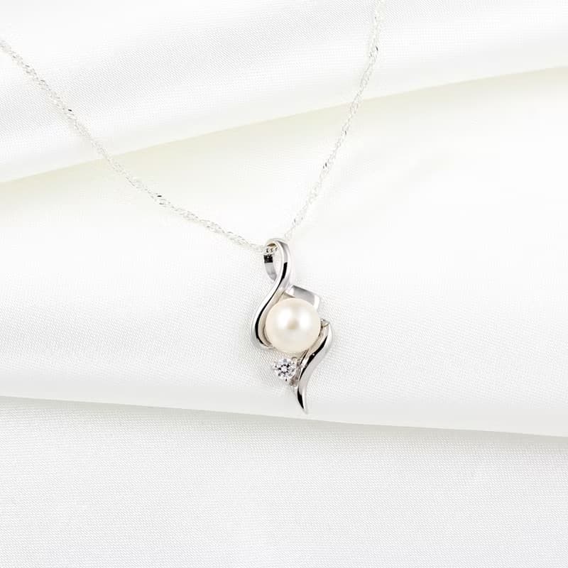 【Angel & Me】永恆之珠 s925 純銀 珍珠項鍊 生日 情人節禮物