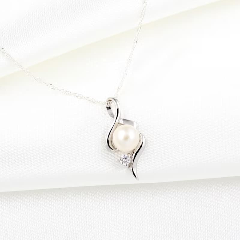 【Angel & Me】永恆之珠 s925 純銀 珍珠項鍊 生日 情人節禮物