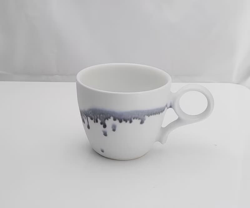 汝白水墨咖啡杯-鶯歌李玟叡