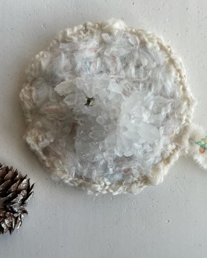 Knitting 聖誕禮物 聖誕樹 - 初雪之粉色耶誕 - 暖暖夜燈款