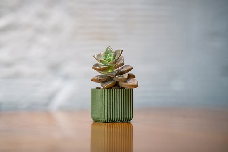 VerdeForm  3D列印極簡植栽盆器   小型花器 多肉盆栽 植物擺飾