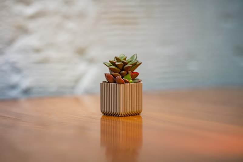 VerdeForm  3D列印極簡植栽盆器   小型花器 多肉盆栽 植物擺飾
