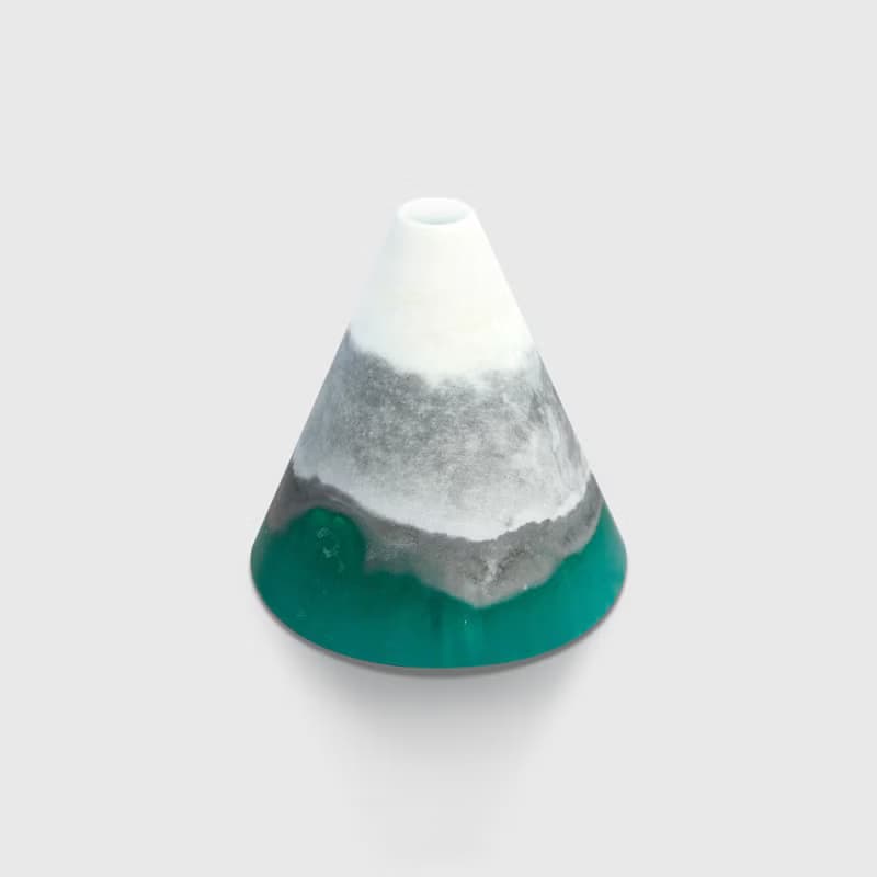 手工製造 I 擴香石 I 樹脂 I 附5ml精油 I 綠色 I 圓錐