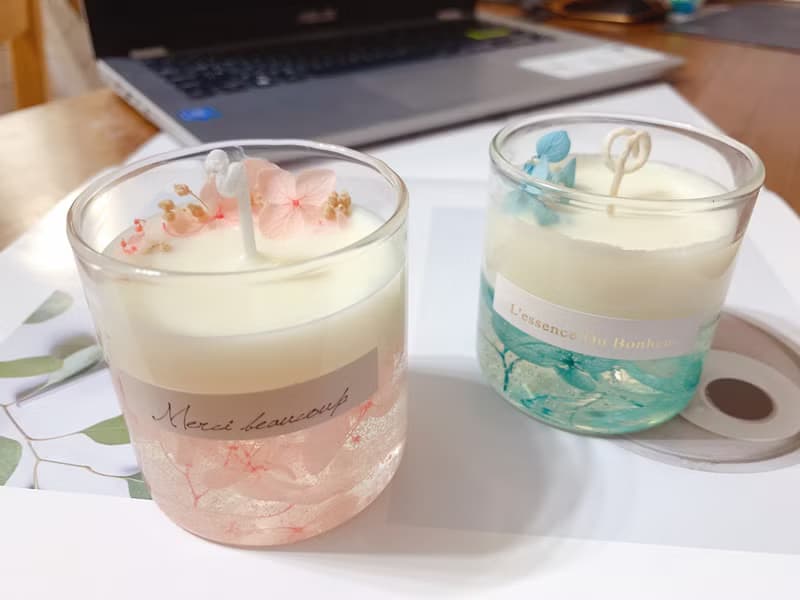 【室內香氛】永生繡球花大豆精油蠟燭