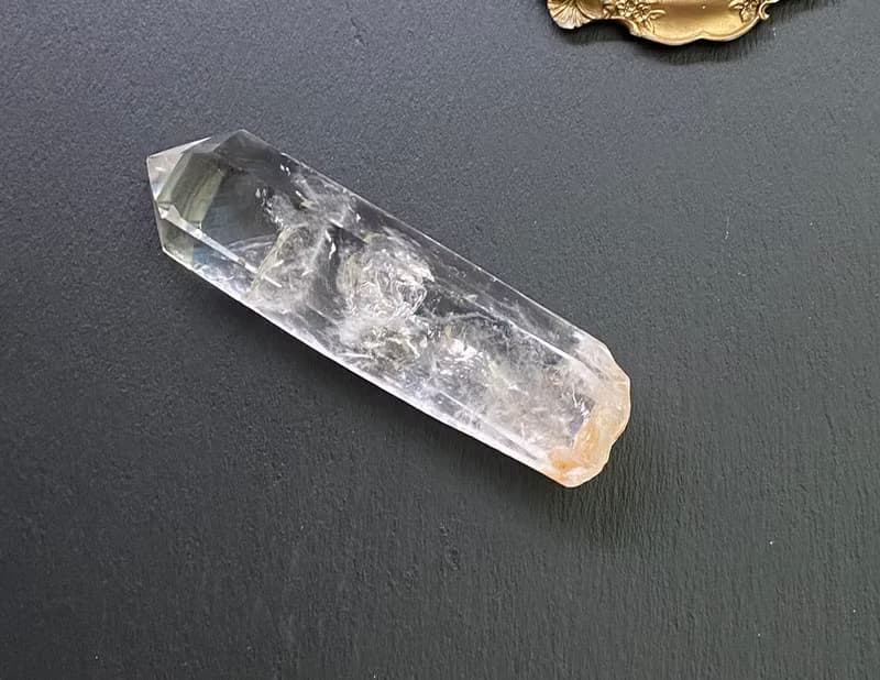 天使之翼 天然冰透彩紅藍針白水晶能量 水晶柱 開運//辟邪//擋煞
