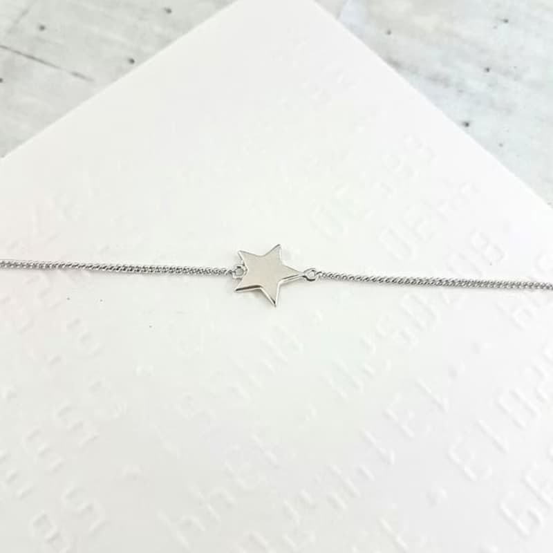 DoriAN 知性經典星星925純銀手鍊 附純銀保證卡 精美禮物包裝