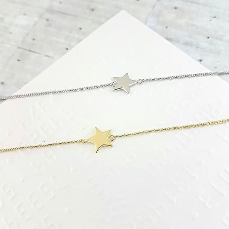 DoriAN 知性經典星星925純銀手鍊 附純銀保證卡 精美禮物包裝