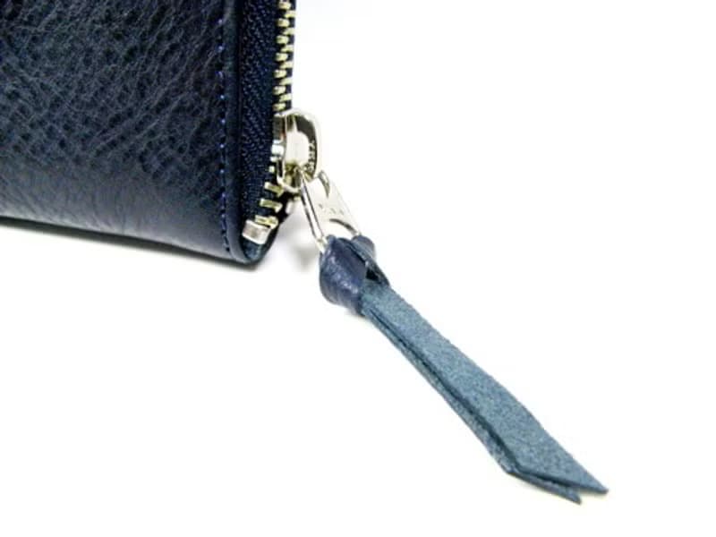 長財布　ラウンドファスナー　アリゾナ ネイビー