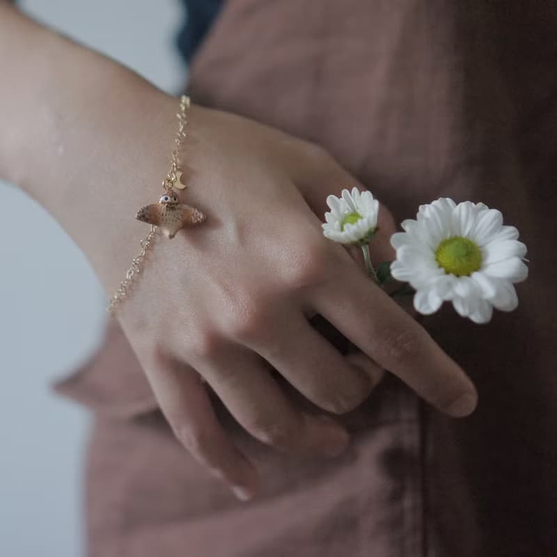 |獨角森林| little owl 縱紋腹小鴞先生 手鍊