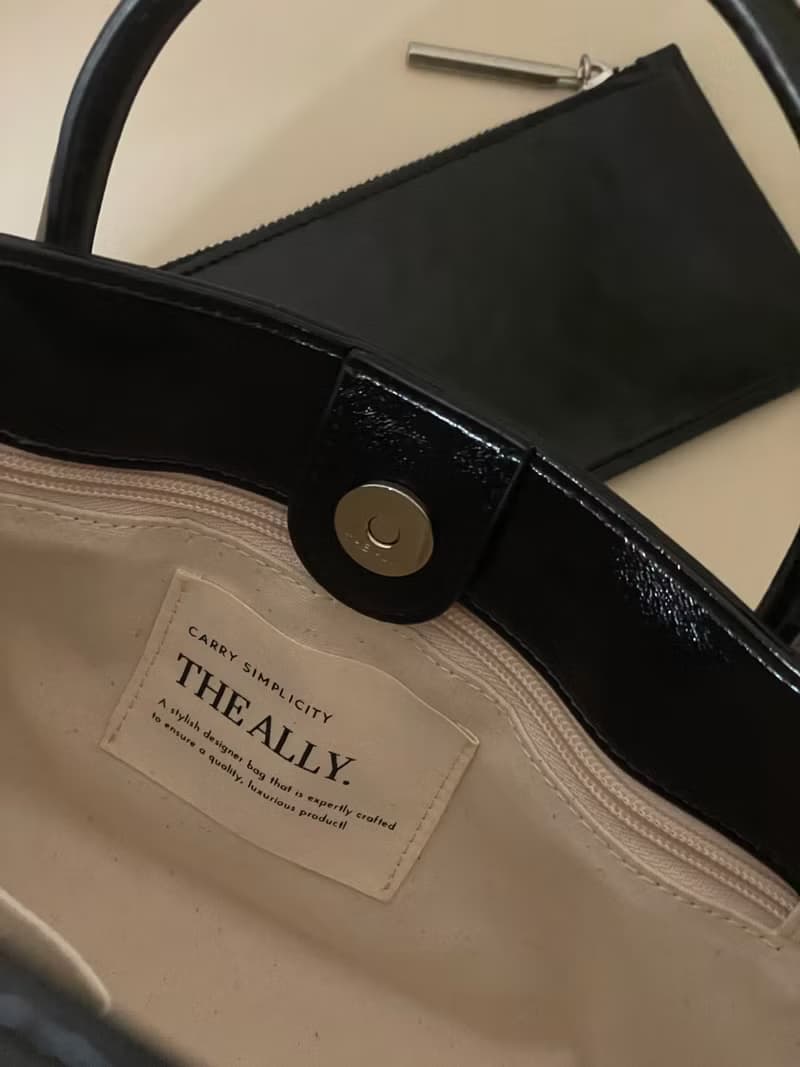 韓國 The Ally | SUNNY/MINI SUNNY BAG (附小袋)|黑色|兩用斜背