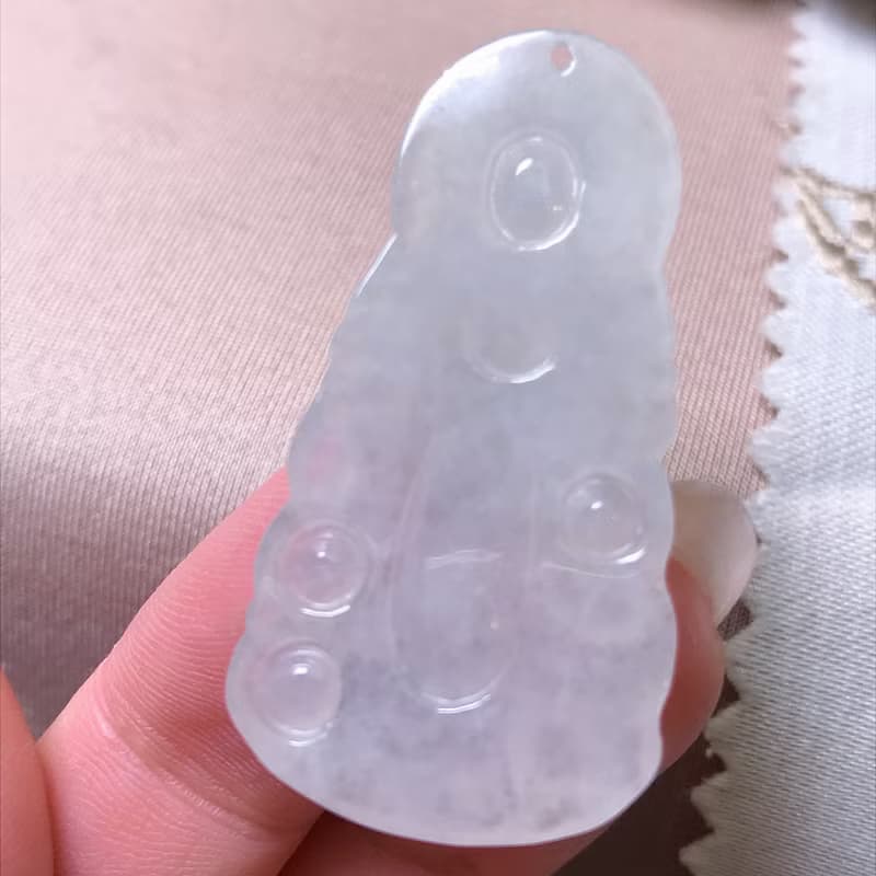 冰種翡翠觀音菩薩 | 天然緬甸玉A貨翡翠 | 送禮