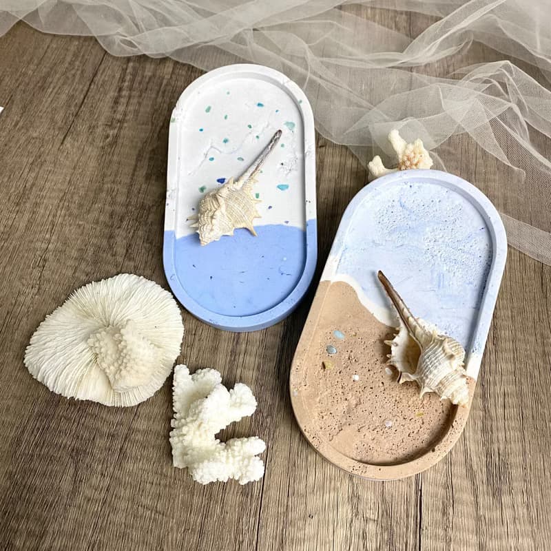 海灘 橢圓形 擴香碟