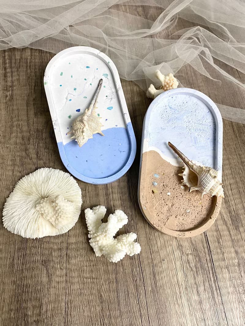 海灘 橢圓形 擴香碟