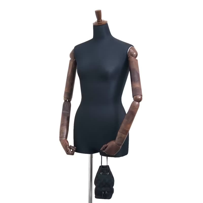 【 日本直送　名牌中古包 】GUCCI グッチ GG ハンドバッグ ブラック キャンバス ミニ巾着 vintage ヴィンテージ オールド yxamig
