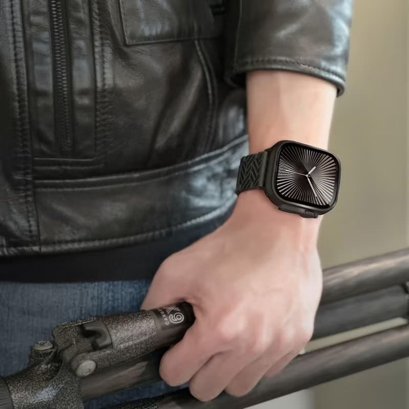 JM 1K 碳纖維磁扣式 Apple Watch 錶帶