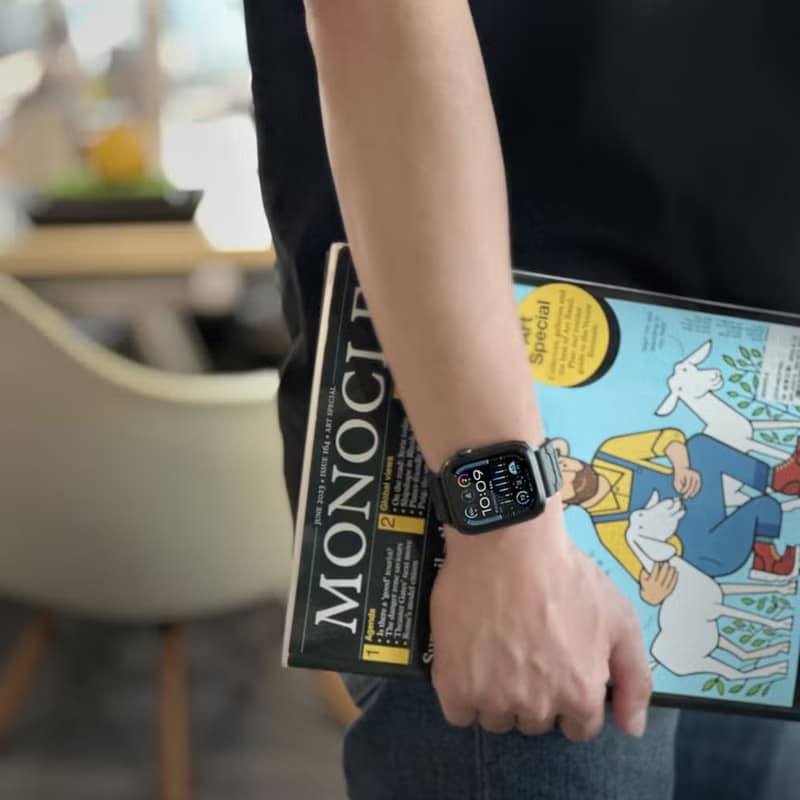 JM 1K 碳纖維磁扣式 Apple Watch 錶帶