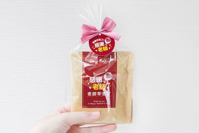 感謝老師禮物贈品 濾掛咖啡2包入 (滿百份免費印名字)
