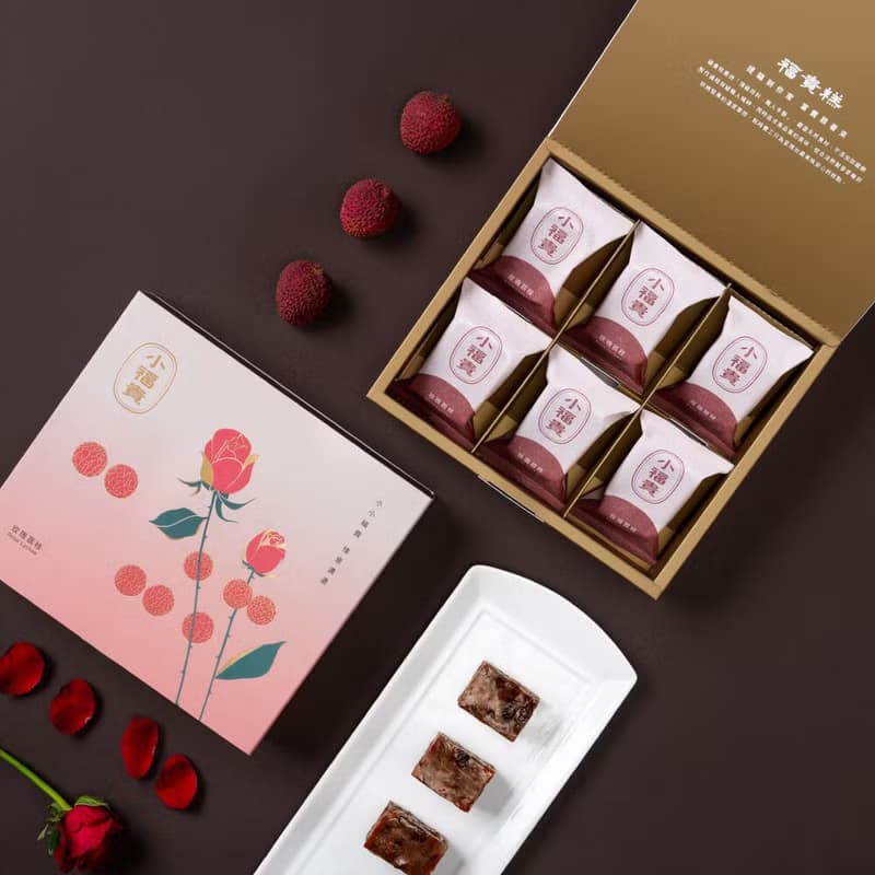 【熱銷優惠】季節限定 玫瑰荔枝小福貴糕