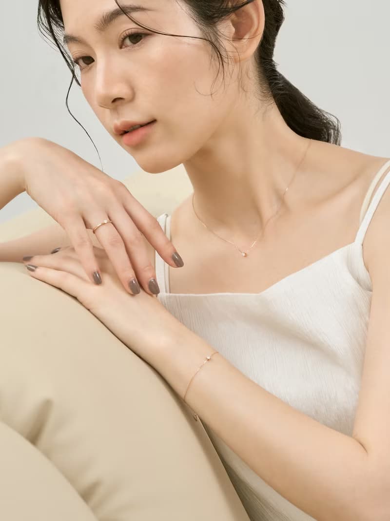 | AURA柔光手鍊 | 18K金 鑽石輕珠寶