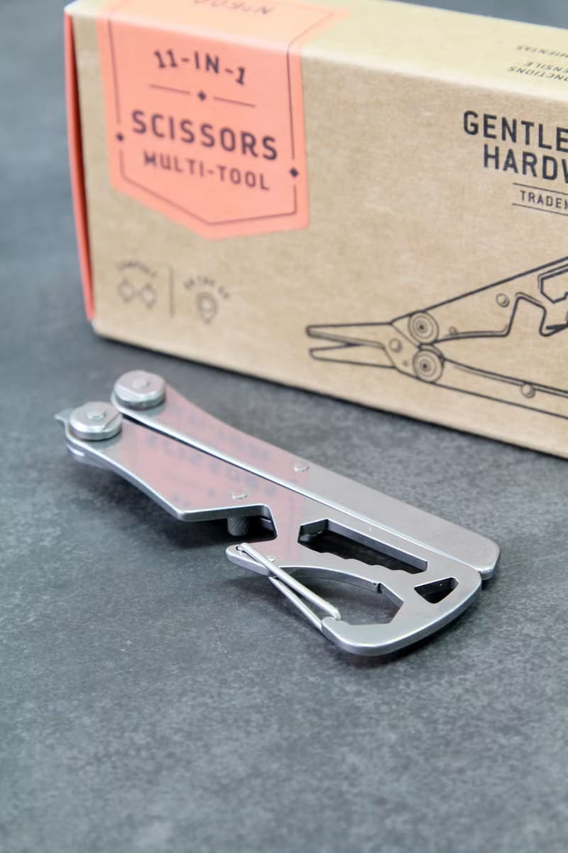 英國Gentlemen's Hardware11合一多功能可折疊不銹鋼剪刀隨身工具