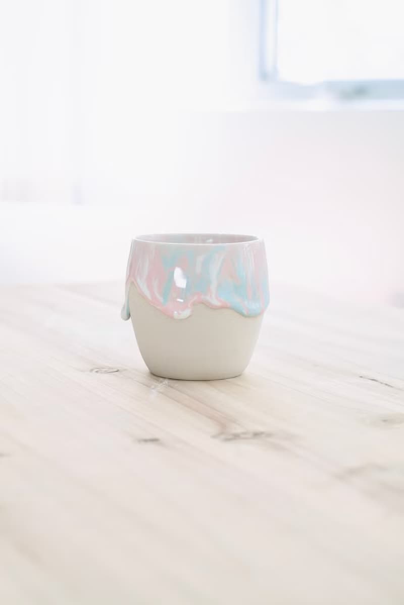 手工Yogurt釉陶杯訂製