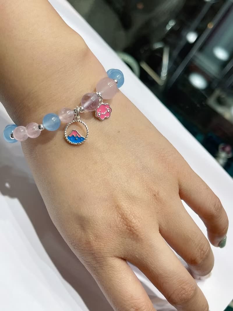 寶麗金珠寶-天然水晶銀飾手鍊