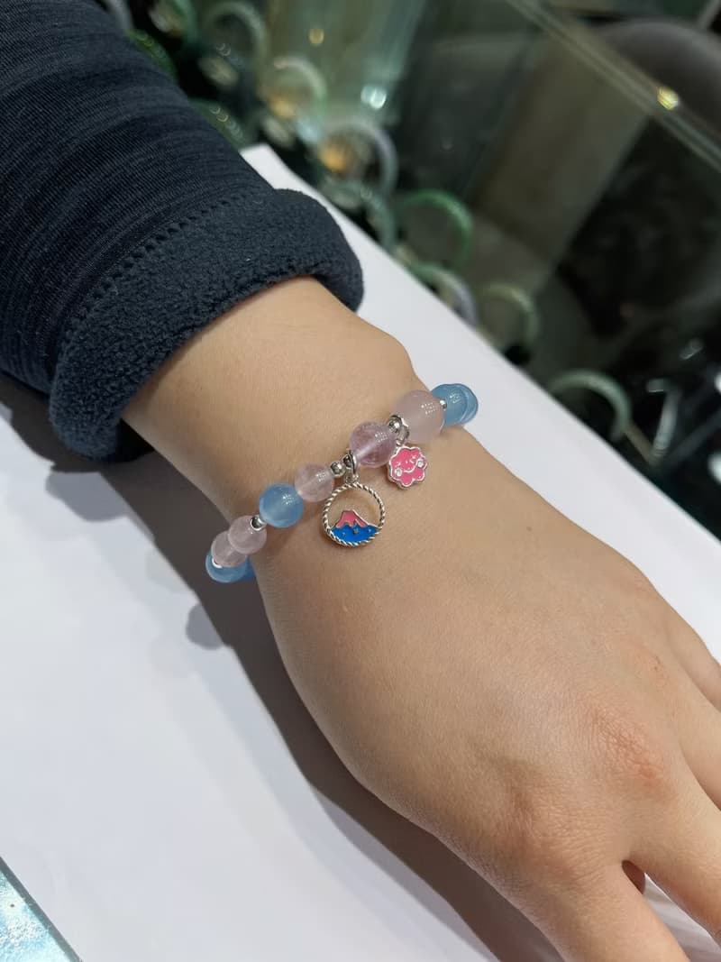 寶麗金珠寶-天然水晶銀飾手鍊