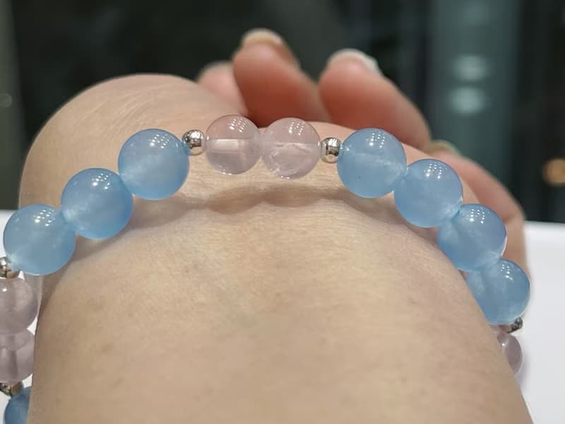 寶麗金珠寶-天然水晶銀飾手鍊