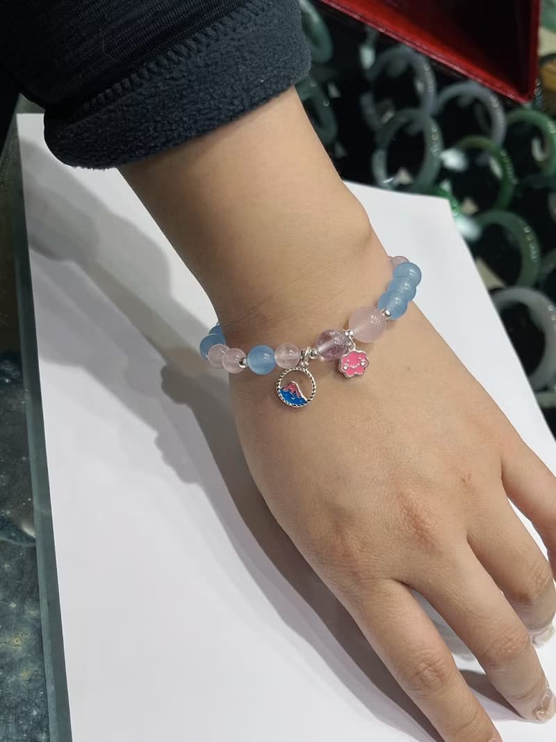 寶麗金珠寶-天然水晶銀飾手鍊