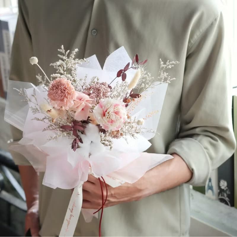 永生擴香花束 | 熱銷小資款 三色選擇 母親節花束 母親節 送禮