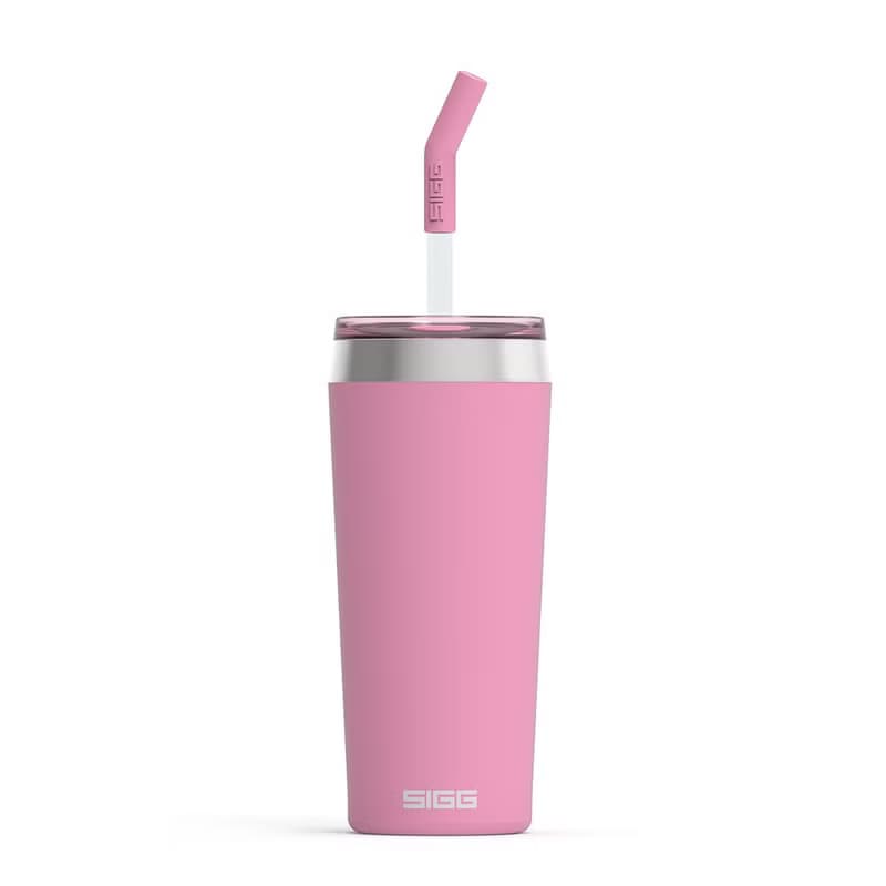 瑞士百年 SIGG Helia 保溫吸管杯 600ml - 玫瑰粉