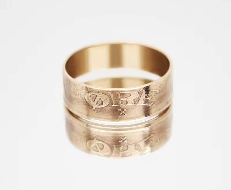 Norway Coin Ring 5 ore 1952-1957 norwegian coin ring norwegian ring coin ring