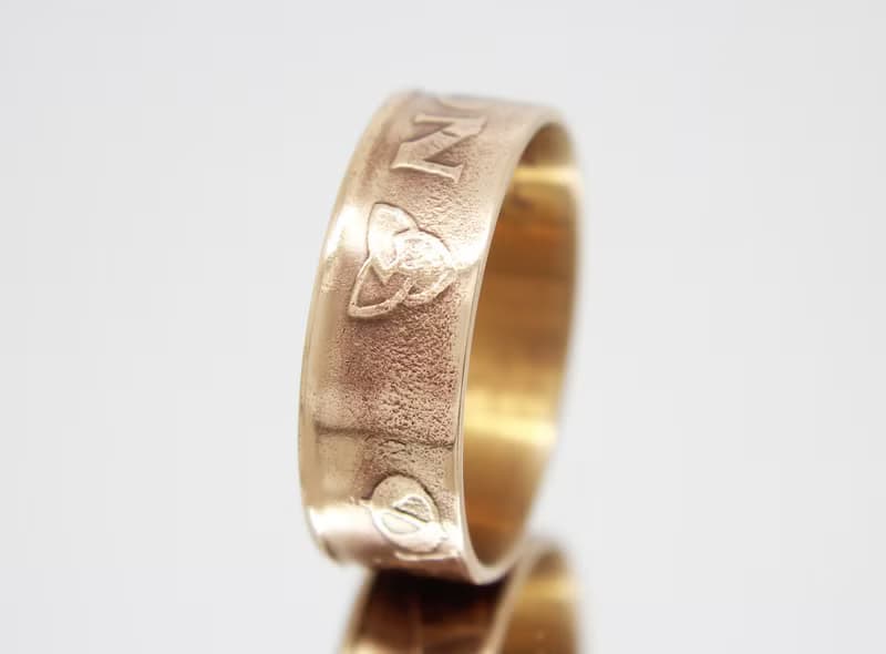 Norway Coin Ring 5 ore 1952-1957 norwegian coin ring norwegian ring coin ring