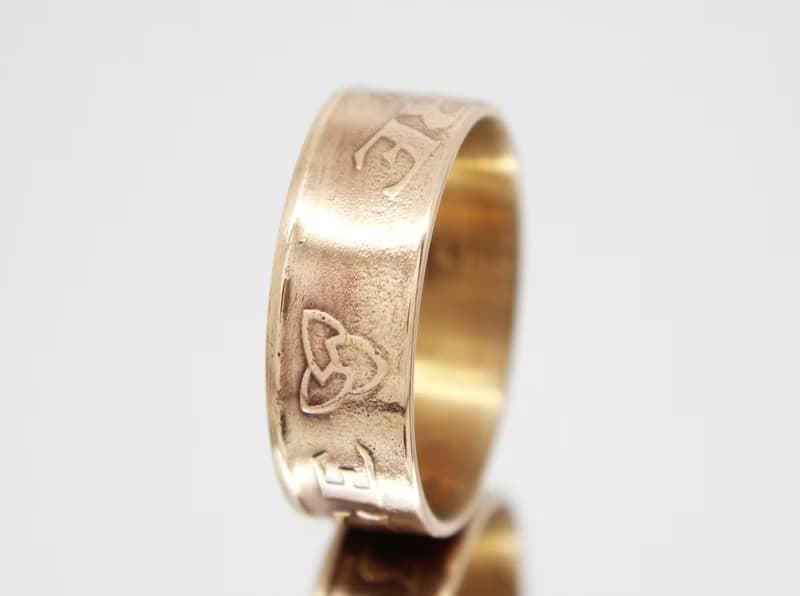 Norway Coin Ring 5 ore 1952-1957 norwegian coin ring norwegian ring coin ring
