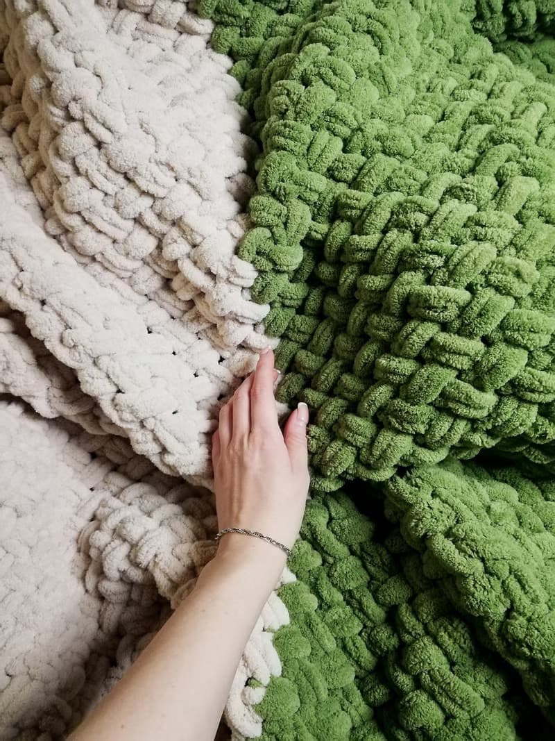 Kawaii blanket cozy throw blanket chenille bedspread, custom order