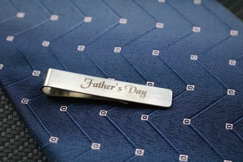 簡約字母領帶夾父親節禮物領帶配件