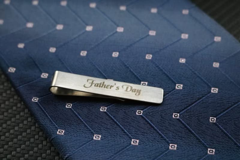 簡約字母領帶夾父親節禮物領帶配件