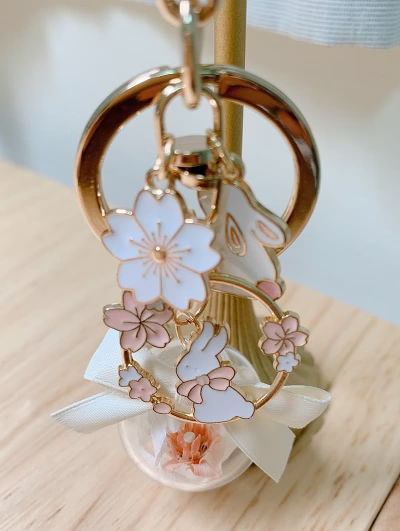 永生花御守鑰匙圈 祝福花禮