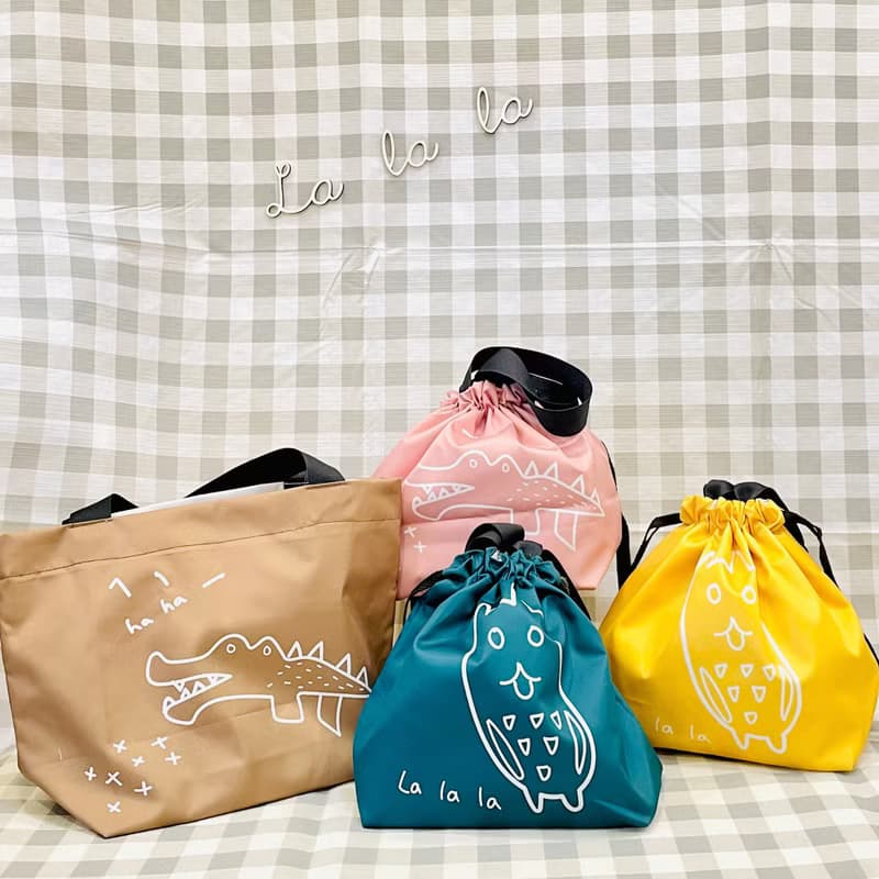 寶寶防水餐具袋 / 便當袋  四色