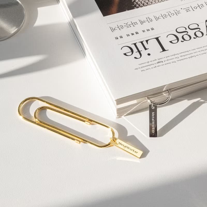 Personalized Big Clip Bookmark, Custom Engraved Bookmarks for Book Lovers Reader